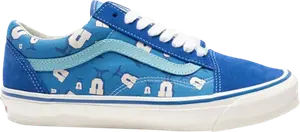 Кеды Vans Undefeated x OG Old Skool LX U-Man Bistro - Blue Lolite, синий