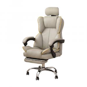 Игровое кресло Insdea HDA022 с подставкой для ног, серое