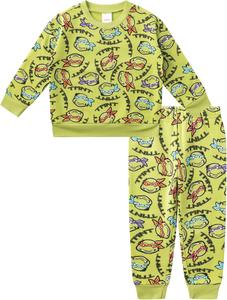 Детский костюм Nickelodeon Teenage Mutant Ninja Turtles, Sweatshirt and Pant, 2 предмета, зеленый