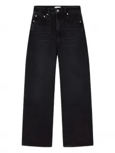 Джинсы с пятью карманами Ganni, черный