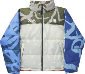 Куртка The North Face x KAWS Retro 1996 Nuptse Jacket 'Moonlight Ivory', кремовый