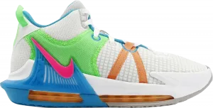 Кроссовки Nike LeBron Witness 7 EP 'Grey Fog Multi-Color', серый