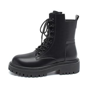 AGSDON Martin Ботинки Женские, Черный [9 отверстий]-60504