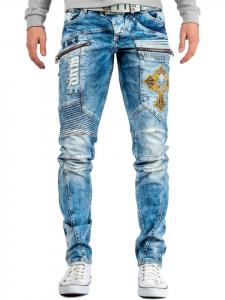 Джинсы синего цвета Cipo & Baxx