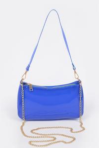 Прозрачная сумка через плечо FASHNZFAB, Cobalt