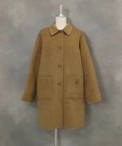 Пальто средней длины из шерстяной смеси River Coat Studio Picone, цвет Camel (015)