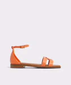 Женские сандалии на плоской подошве с квадратным носком Aldo, оранжевый
