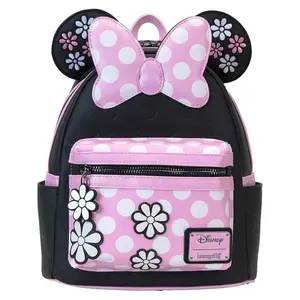 Рюкзак Loungefly Floral Rock Minnie Mini, черный
