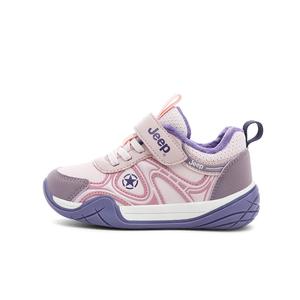 Детские повседневные кроссовки на низкой подошве из искусственной кожи с термоизоляцией и противоскользящим покрытием Jeep, furong розовый (cotton shoes)