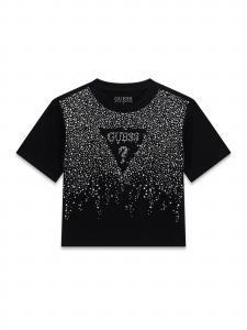 GUESS Футболка в черном цвете