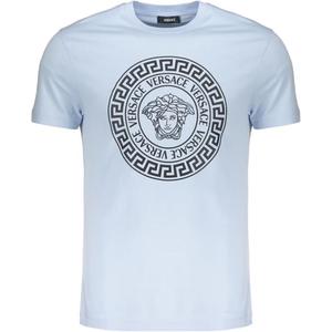 Футболка с принтом Medusa VERSACE, синий
