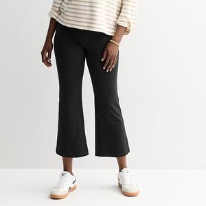 Женские леггинсы с высокой посадкой и расклешенным низом Sonoma Goods For Life, Pitch Black