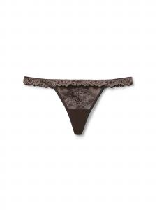 INTIMISSIMI Трусики-стринги 'Pretty Flowers' в цвете Chocolate, Light Brown