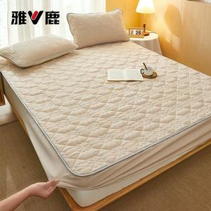 Yalu Простыня на резинке 120х200 см, антибактериальная, стеганая, с полным покрытием, цвет Champagne Gold