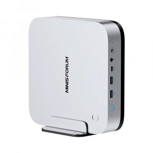 Системный блок Minisforum AI X1 Pro, 32Гб/1Тб, Ryzen AI 9 HX 370, Radeon 890M, серебристый