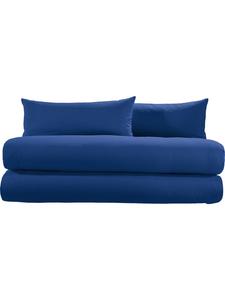 Комплект постельного белья из сирсакера, 4 предмета, Wertingen, темно-синего цвета Erwin Müller, 135x200 см (80x80 см)
