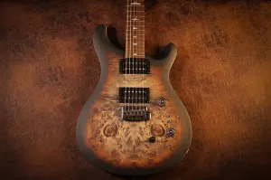 PRS SE Custom 24-08 Exotic в цвете Charcoal Cherry Midnight Burst