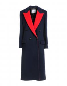 Пальто Msgm, темно-синий