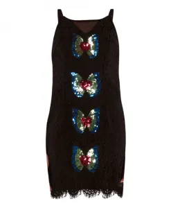 Вечернее платье с бабочками для женщин Tooche, черный