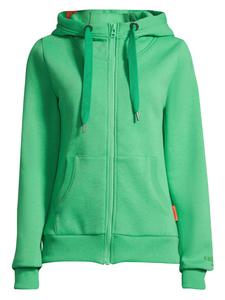 Salzhaut Худи на молнии 'SÖÖTE' в пастельно-зеленом цвете