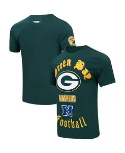 Мужская зеленая футболка Green Bay Packers Old English Pro Standard