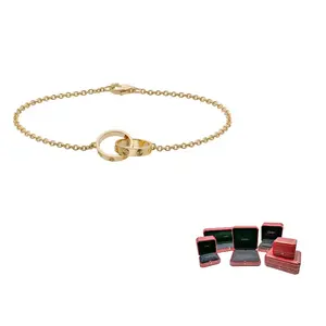 Браслет Baby Love из розового золота 18 карат 2010-х годов Cartier, золотой