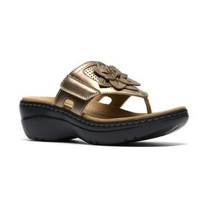 Женские босоножки Merliah2 Kyla на платформе Clarks, Gold Metallic
