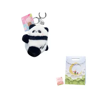 Коллекция наклеек Good Friend милые панды магнитные брелоки куклы плюшевые подвески высота 10см Jinnew