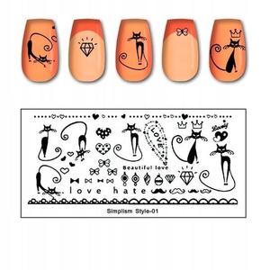 Пластина для штампов для ногтей CATs, Frezarkowo