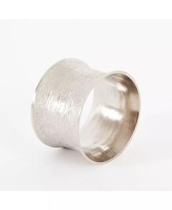 Кольцо для салфеток из матового металла, набор из 4 шт Saro Lifestyle, серебро