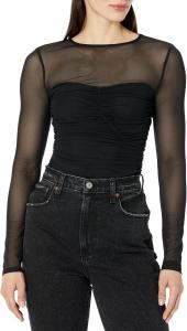 GUESS женский лонгслив Brianne Bodysuit, Jet Black