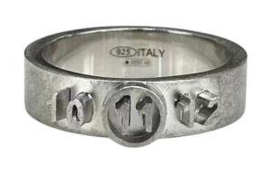 Maison Margiela Серебряное кольцо для женщин, серебряный