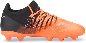 Детские футбольные бутсы PUMA Kids Boys Future Z 2.3 с шипами для твердого грунта - черные, оранжевые