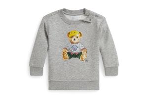 Толстовка Polo Ralph Lauren Kids Polo Bear Fleece Sweatshirt, цвет Light Grey Heather