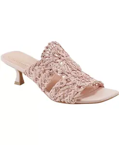 Женские босоножки Melvana на низком каблуке с плетением Bandolino, розовый