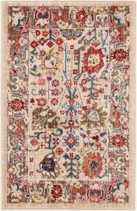 Ковер SAFAVIEH, 61 x 92 см, Kashan Collection, бежевый и тауп, традиционный восточный дизайн, не линяет и прост в уходе, идеален для помещений с высокой проходимостью в гостиной, спальне, столовой (KSN303K-2)