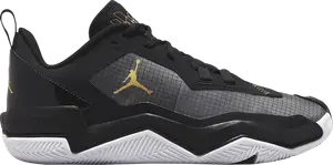 Кроссовки Jordan One Take 4 Black Metallic Gold, черный