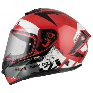 Шлем полнолицевой Nzi Trendy, красный