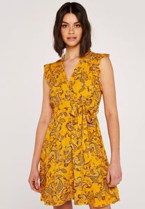 Повседневное платье SARASA DITSY Apricot, горчично-желтый