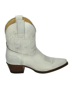 Серые кожаные сапоги в стиле вестерн Sendra, серый