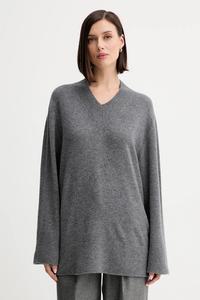 Шерстяной свитер Twinset, серый