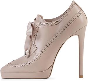 Женские ботильоны FOWT Fashion с острым носком, ремешками на щиколотке, стойкой шпилькой, высокие каблуки, для вечеринок, свиданий и выпускных, размеры 4-16 США, Apricot