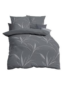 Органическое постельное белье серого цвета kaeppel, 135 x 200 + 80 x 80 см
