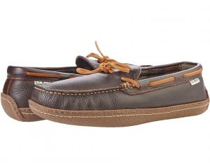Тапочки L.L.Bean Hand Sewn Slippers Flannel-Lined, коричневый