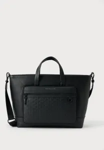 Современная сумка-шоппер с повторяющимся флагом Tommy Hilfiger, Black