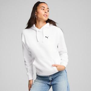 Женская комфортная толстовка с капюшоном Puma Essentials, белый