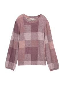 Лонгслив TOM TAILOR, Mauve/Berry