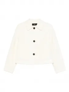 Шерстяной блейзер на пуговицах Arma, белый