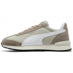 PUMA Низкие повседневные туфли R78 из нейлона в стиле ретро унисекс серо-коричневые