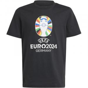 Официальная эмблема детской фан-футболки Adidas, черный